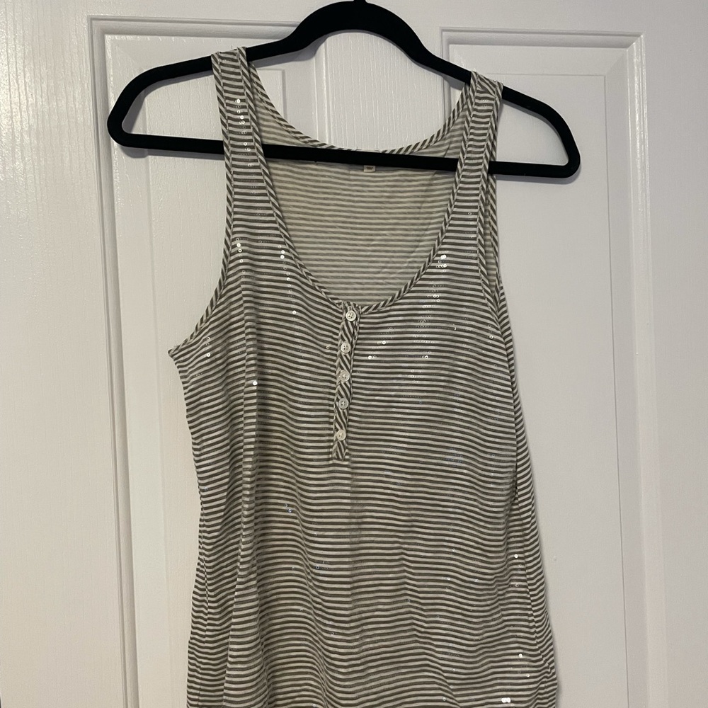 Sparkly J Crew Tank